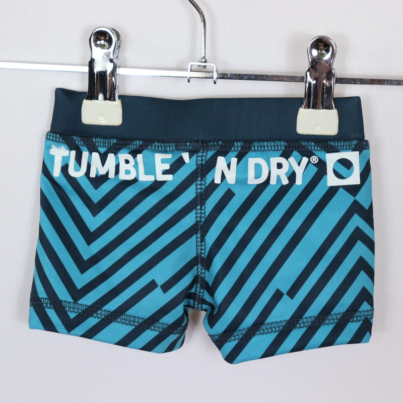 Swimwear - Tumble' N DRY - swimming trunks - 62 - blue/turquoise - striped - very good condition