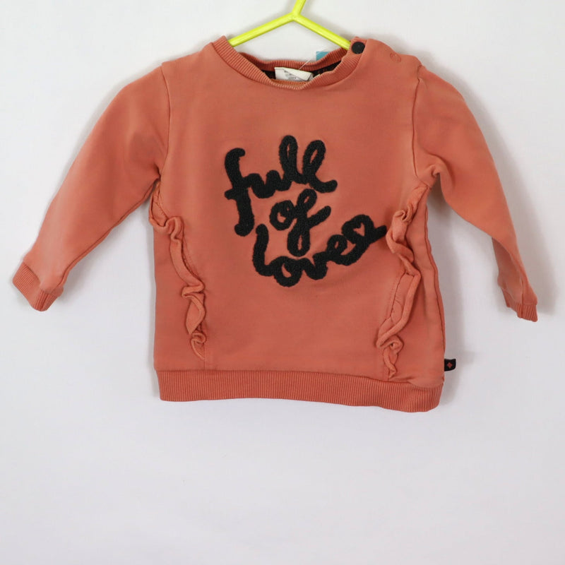 Long sleeve Feetje 74 salmon writing Girl very good condit