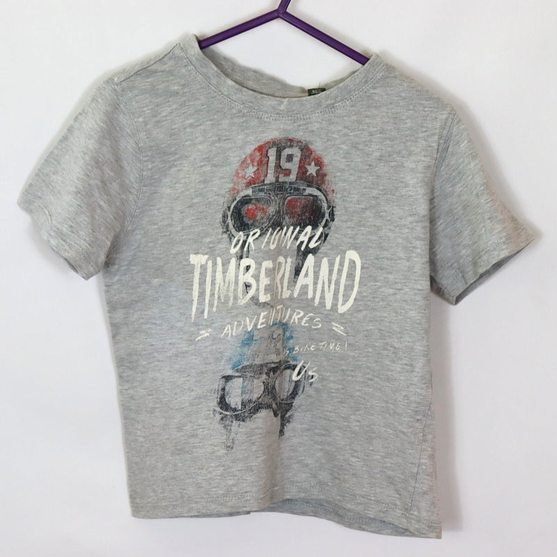 Long sleeve - Timberland - 92 - grey - motif - Boy - very good condition