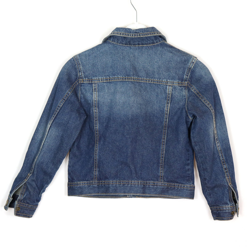 Denim jacket - Benetton - 128 - blue - Girl - very good condition