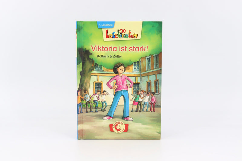 Primary school book - Leselöwen - Lesepiraten - Viktoria is strong - very good condition