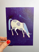unicorn • Postcard