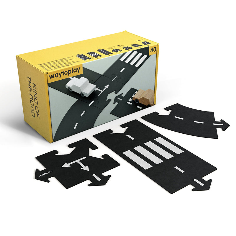 WayToPlay King of the Road Extragroßes Straßen Spielset