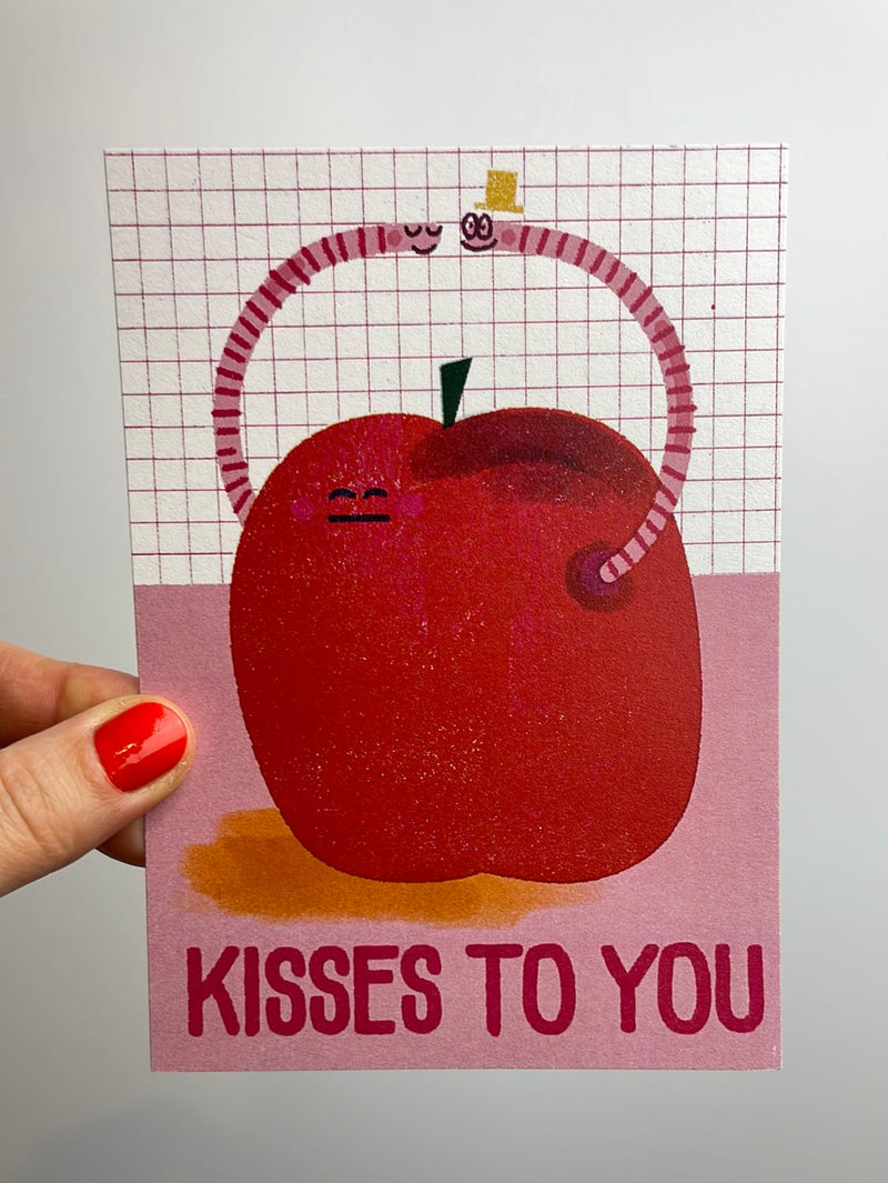 kisses to you • Postkarte