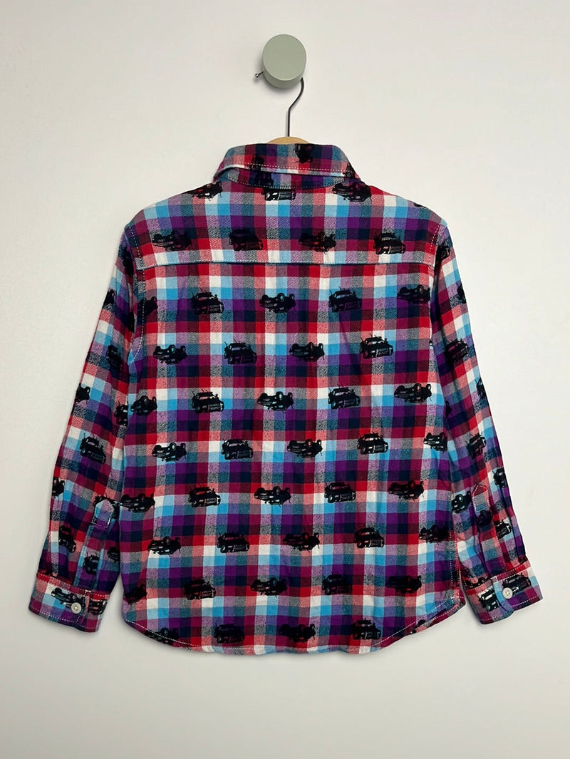 Flannel Shirt Cars - 116 - uniqlo