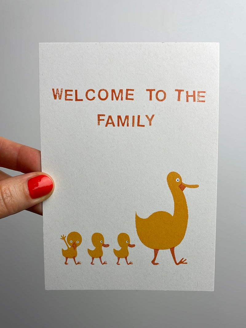 welcome to the family - Enten • Postkarte