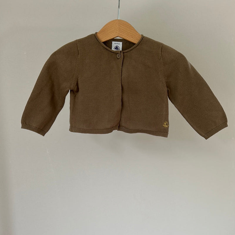 Petit Bateau kurze Strickjacke - Gr. 74