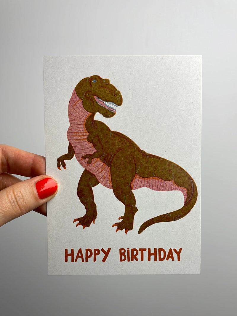 happy birthday - Dino • Postkarte