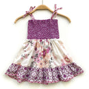 kronjuwel Sommerkleid rosa geblümt 92/98 Upcycling