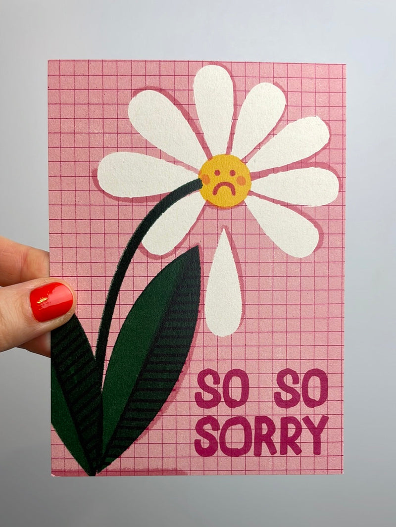 so so sorry • Postkarte
