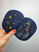 Kniepatch • Set Sterne & Einhorn