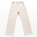 kronjuwel Festive Children's Trousers Linen Trousers Size 116/122 Pink Upcycling