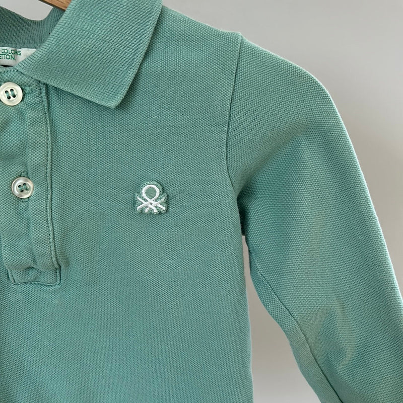 Benetton Longsleeve Polo Shirt - Size 74