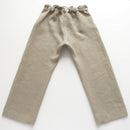 kronjuwel olivegrüne Leinenhose 110 Upcycling