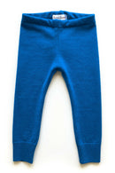 kronjuwel Leggings 100%Merinowolle Größe 80 blau Upcycling Wollhose