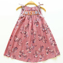 kronjuwel Geblümtes Sommerkleid 110/116 Baumwolle altrosa Upcycling