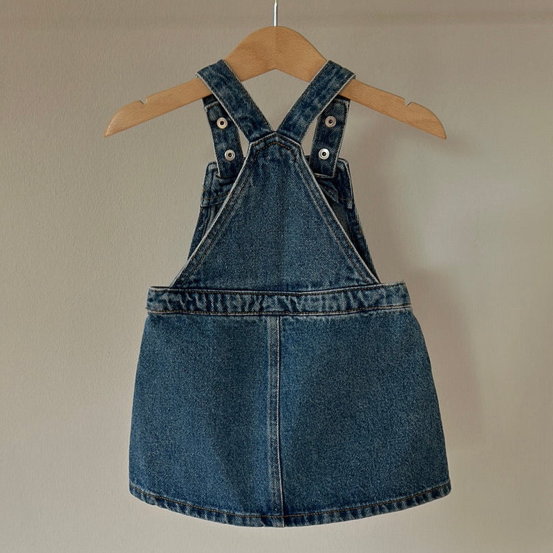 Tchibo Jeans dungaree dress - size 86/92