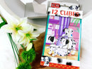 12 picture cubes "101 Dalmatians", wood