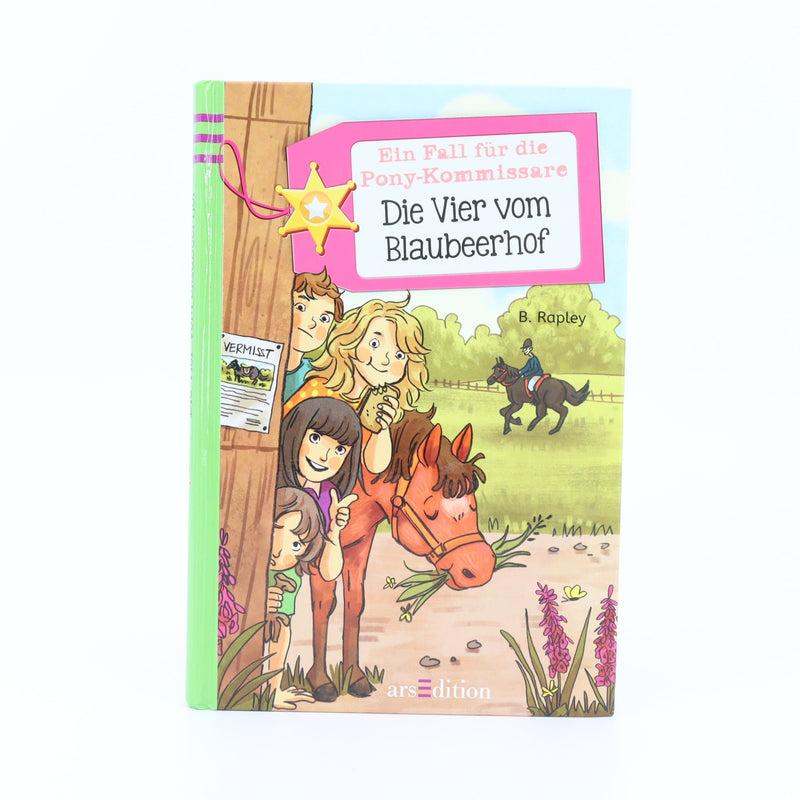 Grundschul-Buch - arsEdition - Ein Fall für die Pony-Kommissare  - Die Vier vom Blaubeerhof -  - Sehr guter Zustand