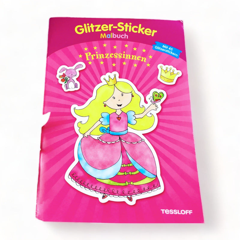 coloring book "Glitter Sticker Coloring Book. Princesses"