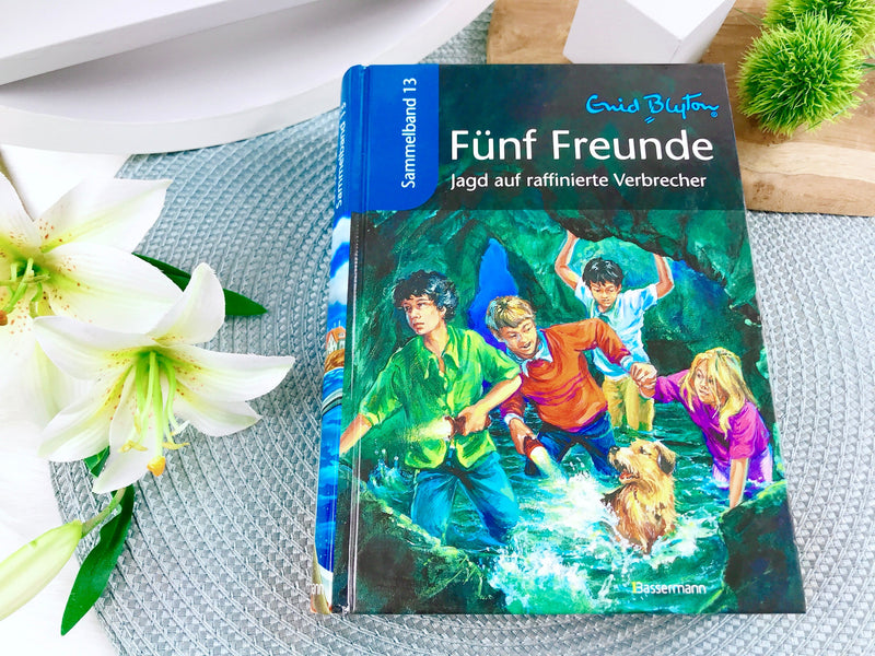 Buch „Fünf Freunde - Jagd auf raffinierte Verbrecher", Sammelband 13