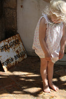 Robe of feathers 50s Playsuit- rose dot