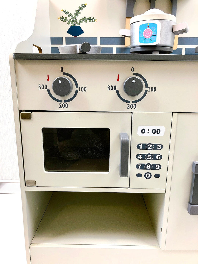 Modern Living Kinderküche mit Waschmaschine "Cook & Wash", hellgrau