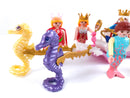 Playmobil Seahorse Set, Sea King, Carriage, Mermaids