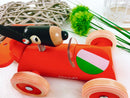 Janod Spirit Racing Car Marco, red, wood