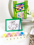 Noris Spiele KreaColor Malen nach Zahlen, Schwein