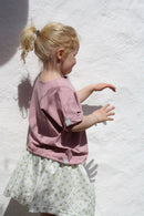 Robe of feathers Market Skirt- green dots