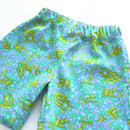 kronjuwel Shorts 110/116 turquoise patterned cotton