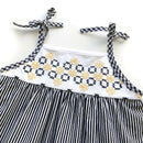 kronjuwel summer dress with embroidery 98/104 upcycling