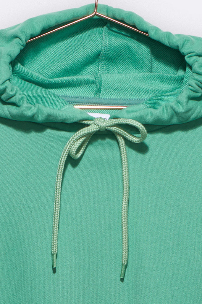 Lenzi Hoody in matt green for women