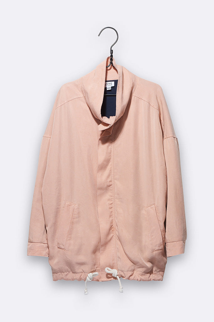 Louisa jacket in nude colored Tencel for children