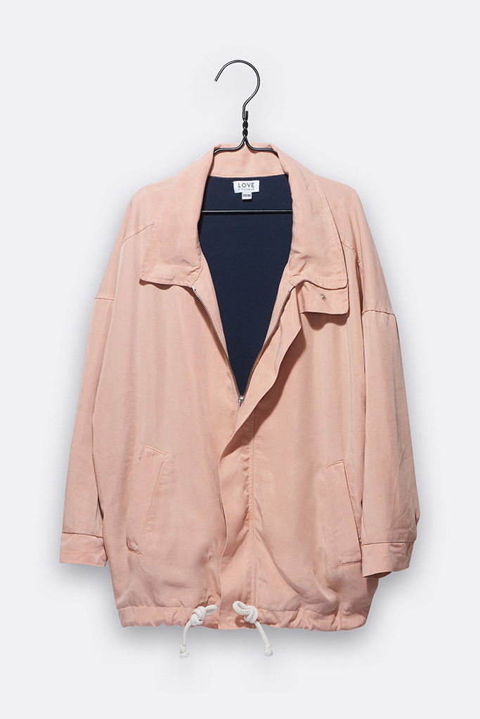 Louisa jacket in nude colored Tencel for children