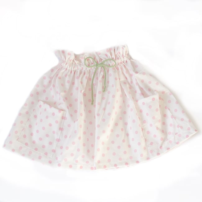 Robe of feathers Market Skirt-rose dots