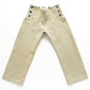 kronjuwel olivegrüne Leinenhose 110 Upcycling