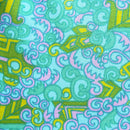 kronjuwel Shorts 92/98 turquoise patterned cotton