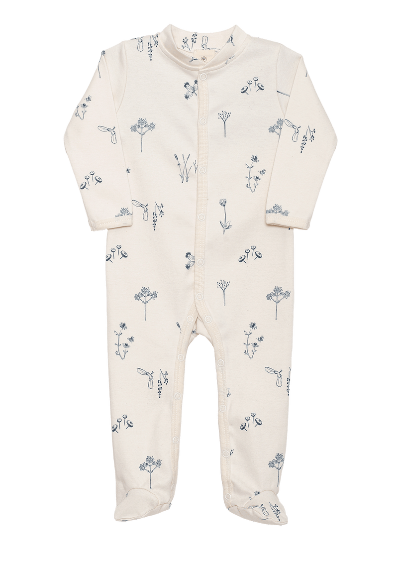 Plants Delight overall sleep-suit footed