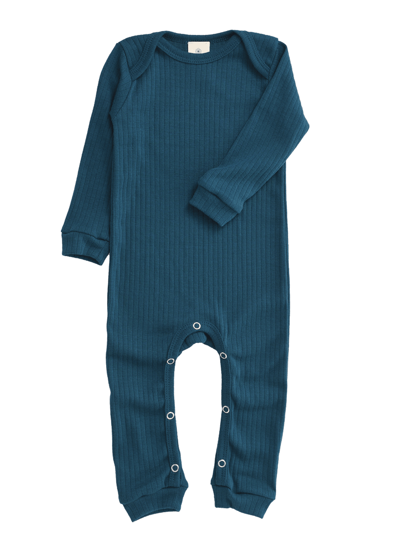 Overall play-suit long sleeve Play of Colors Petrol-blue