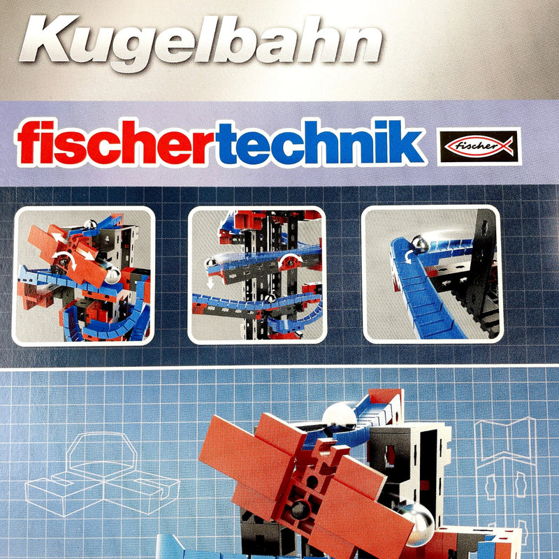 fischertechnik Kugelbahn, 143 Teile, 3 Modelle