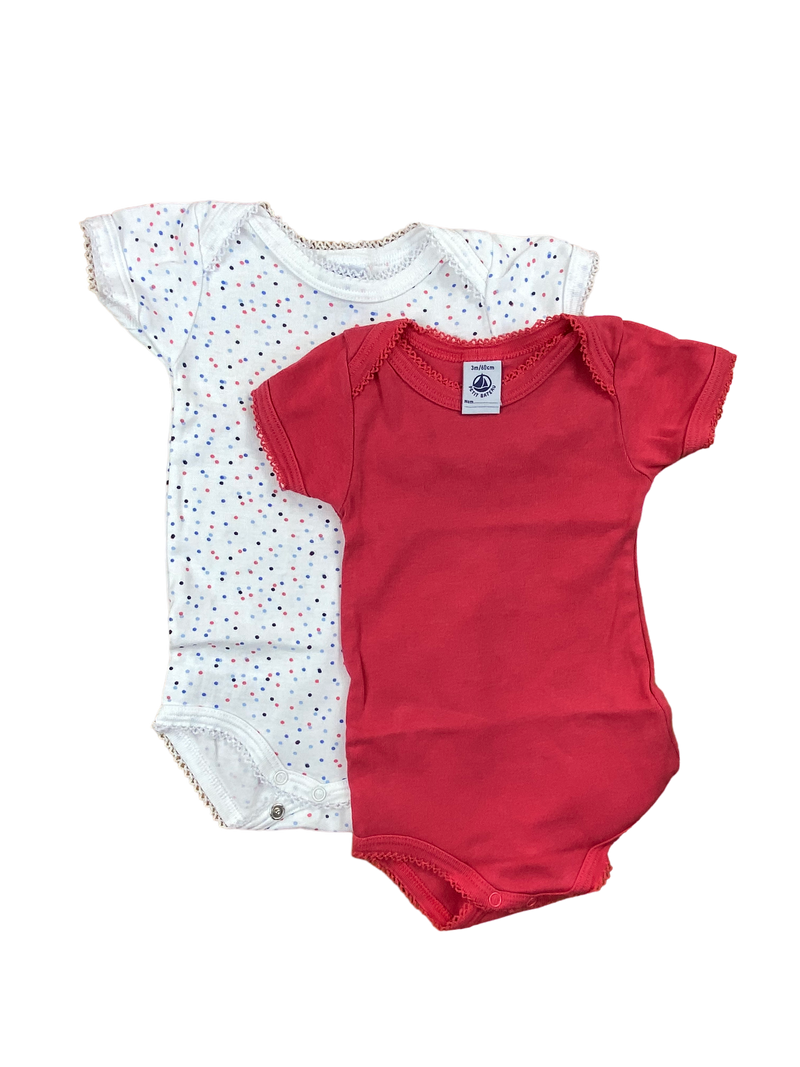 Petit Bateau Set 2 Bodys 60