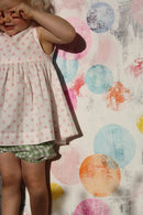 Robe of feathers Rabbit Top-rose dot