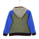 kronjuwel Kapuzenpullover aus 100% Kaschmir in Größe 98 olivegrün blau grau braun Upcycling
