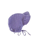 out of your blue Vichy baby bonnet with peak 3-6 M 