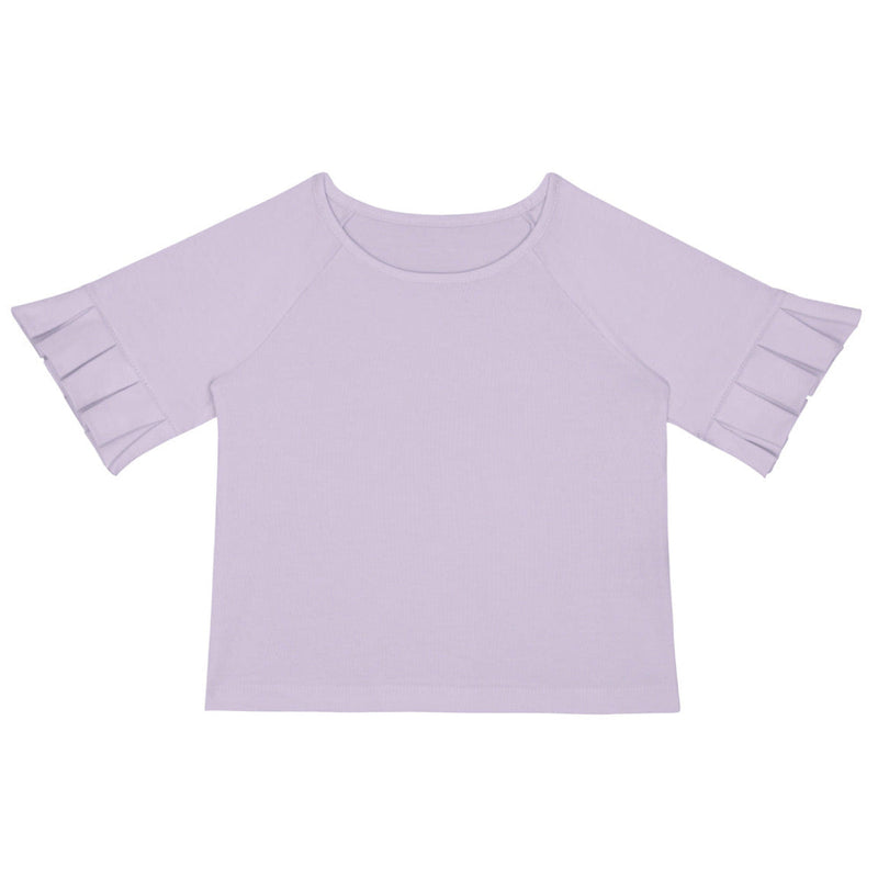 Pleated Shirt Lavender Fog