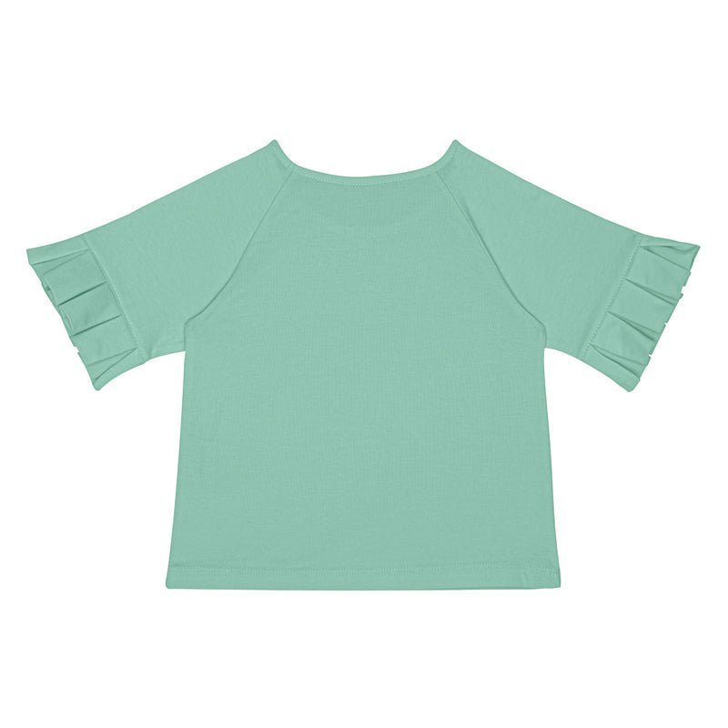 Pleated Shirt Neptune Green