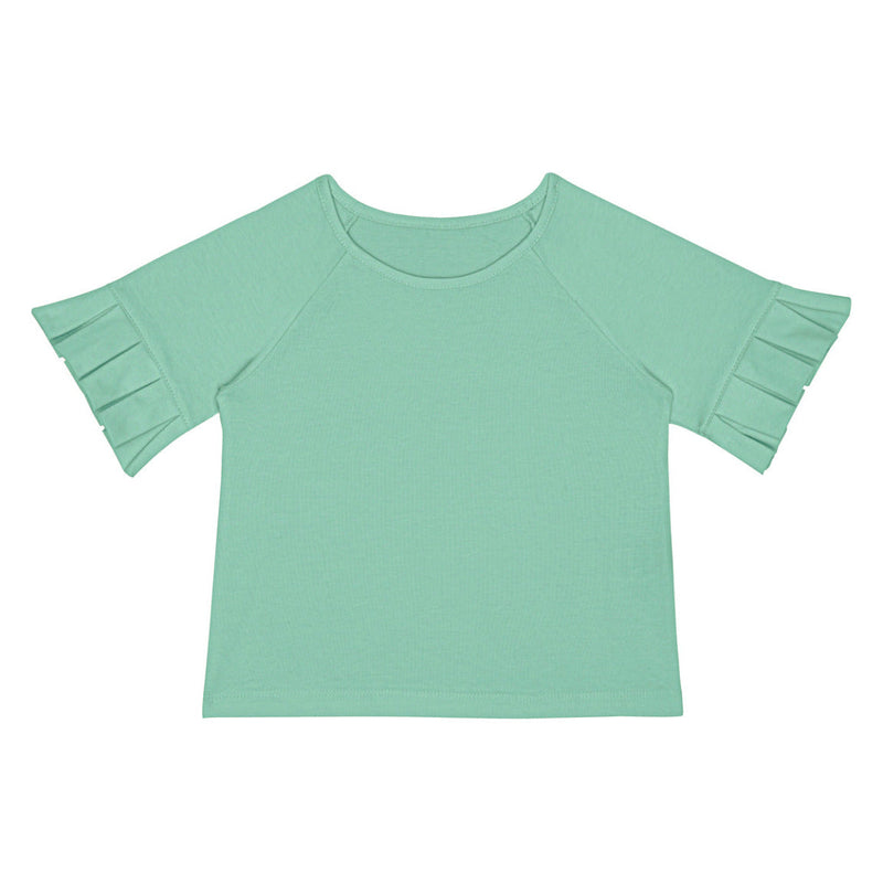 Pleated Shirt Neptune Green