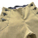 kronjuwel children's trousers size 104 olive green white-black dotted upcycling
